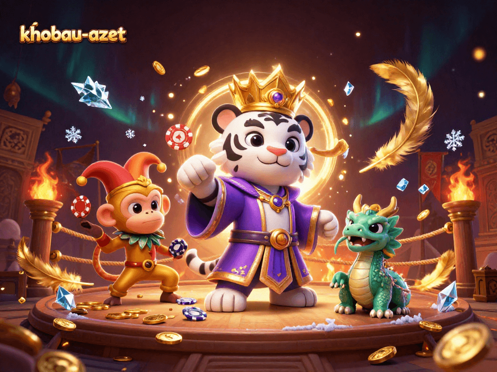 Experience the thrill of khobau-aztec with captivating visuals of exciting poker action and dynamic gameplay.