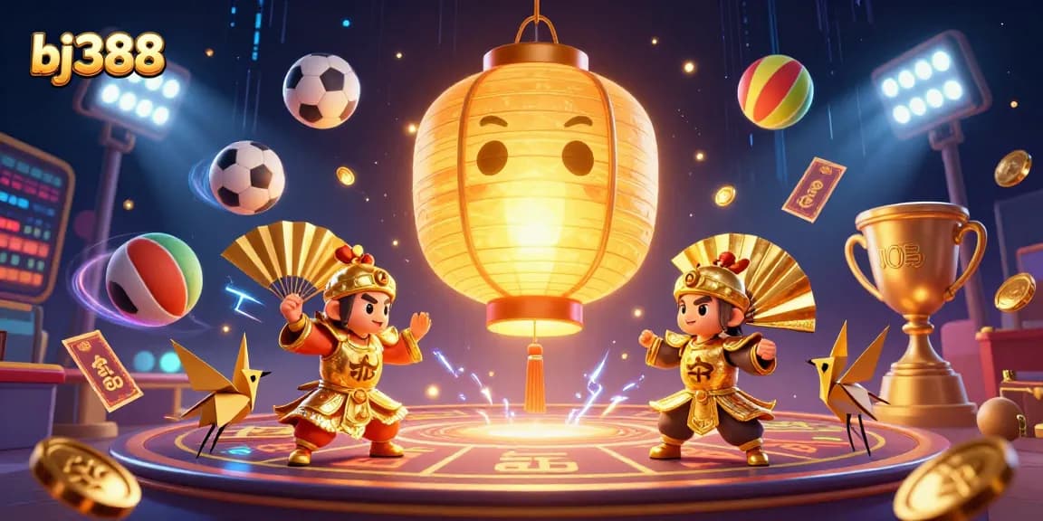 Join the thrilling world of bj388, betting on dynamic sports and casino games under magical lights.