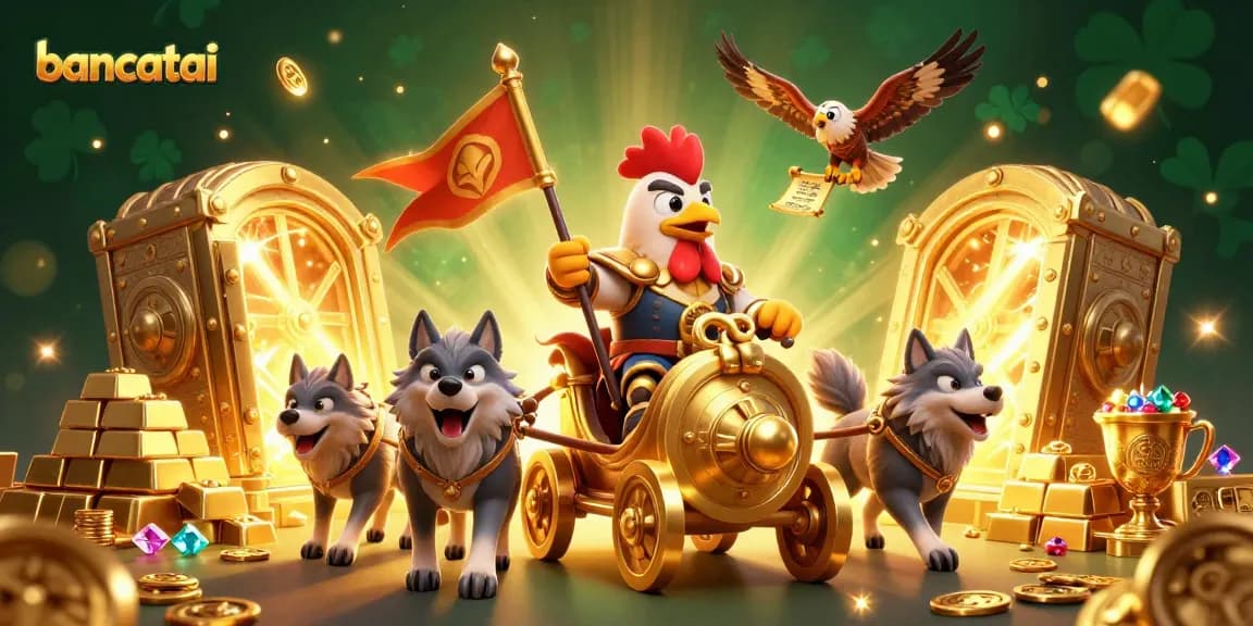 Bancatai enthusiasts enjoy a thrilling game scene packed with golden treasures and captivating characters.