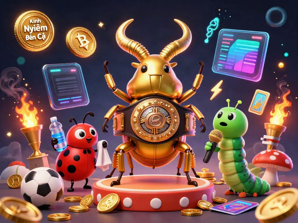 Experience Kinh Nghiệm Đặt Cược with engaging cartoon characters in a vibrant sports betting scene.