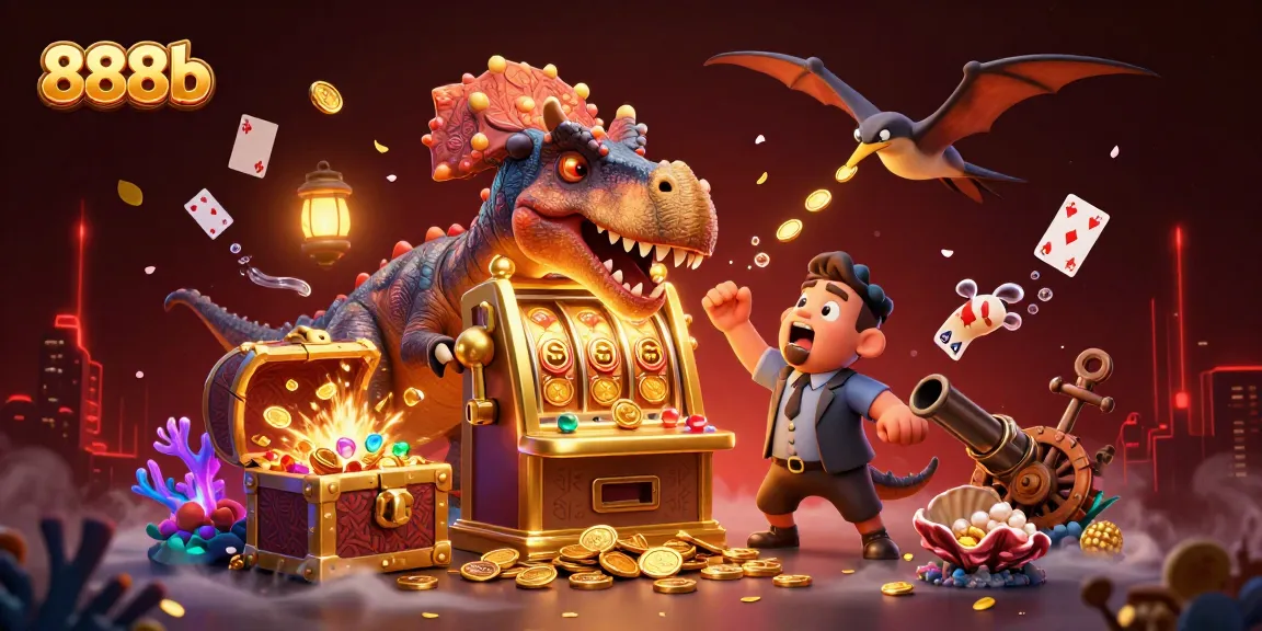 Engage in thrilling gameplay with 888b as creatures bring slots to life with jackpot excitement.