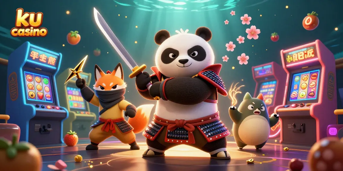 Engage in exciting gameplay at ku casino with vibrant characters and dynamic gambling elements.
