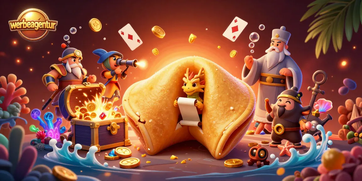 Engage in thrilling casino gaming with werbeagentur's vibrant illustration of fortune, excitement, and wealth.