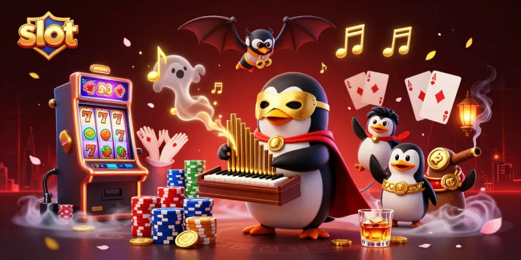 Spin the slot reels and win big with thrilling cartoon casino characters in action.