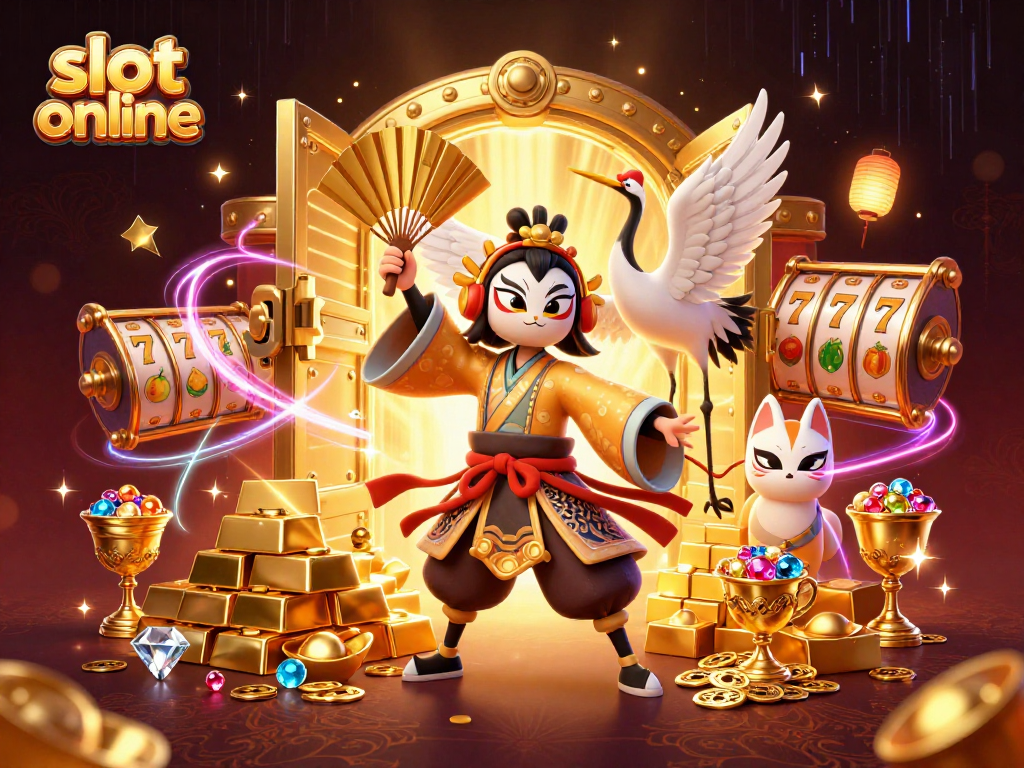 Menangkan jackpot dalam slot online dengan berbagai simbol berkilauan dan karakter yang menarik