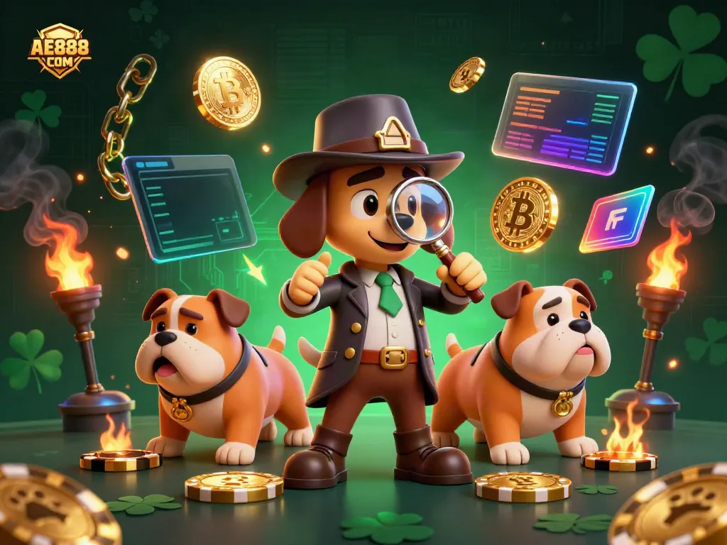 Examine winning strategies with AE888 COM in this casino adventure illustration.