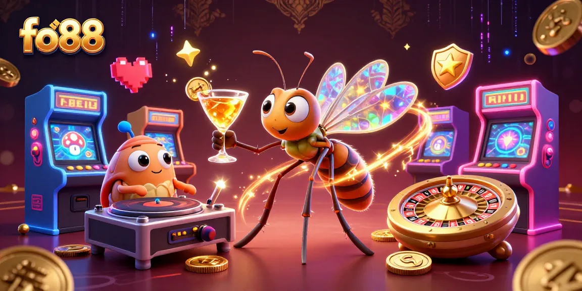 Engage with fo88's vibrant casino scene featuring unique characters, games, and dazzling graphics.