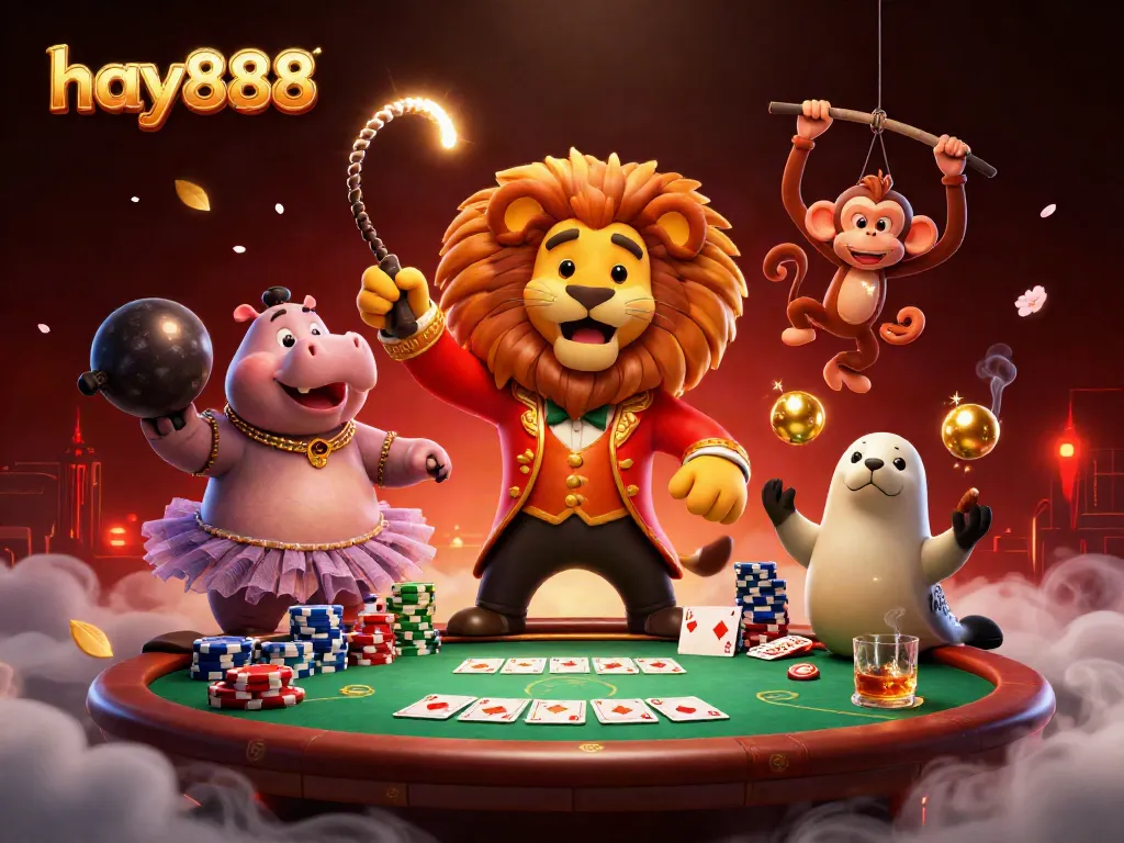 Experience the excitement of hay888 with dynamic 3D casino characters and vibrant gaming elements.