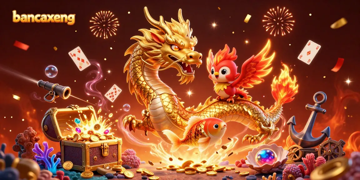 Bancaxeng players harness skills in an underwater treasure hunt filled with golden rewards and mystical creatures.