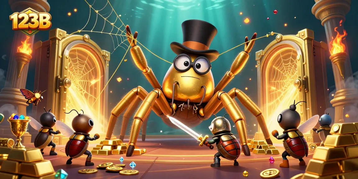 Enjoy exciting games at 123B, featuring charming characters amidst a vibrant casino setting.