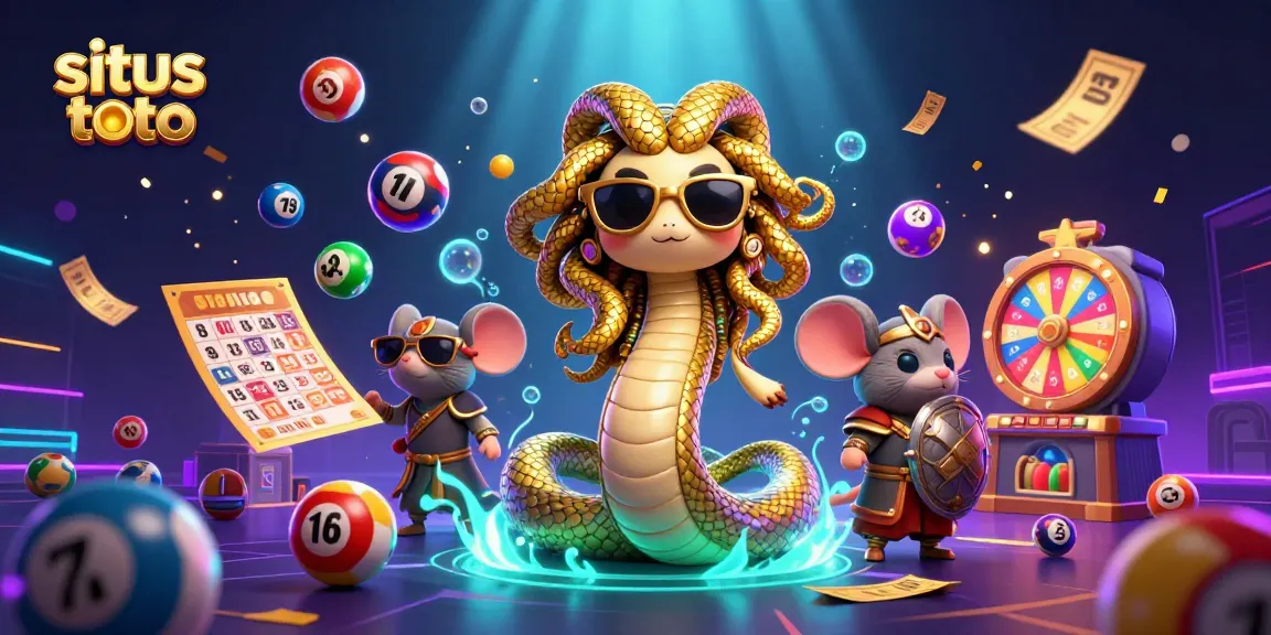 Experience thrilling moments at situs toto with colorful lottery balls, lively characters, and dynamic gaming action.