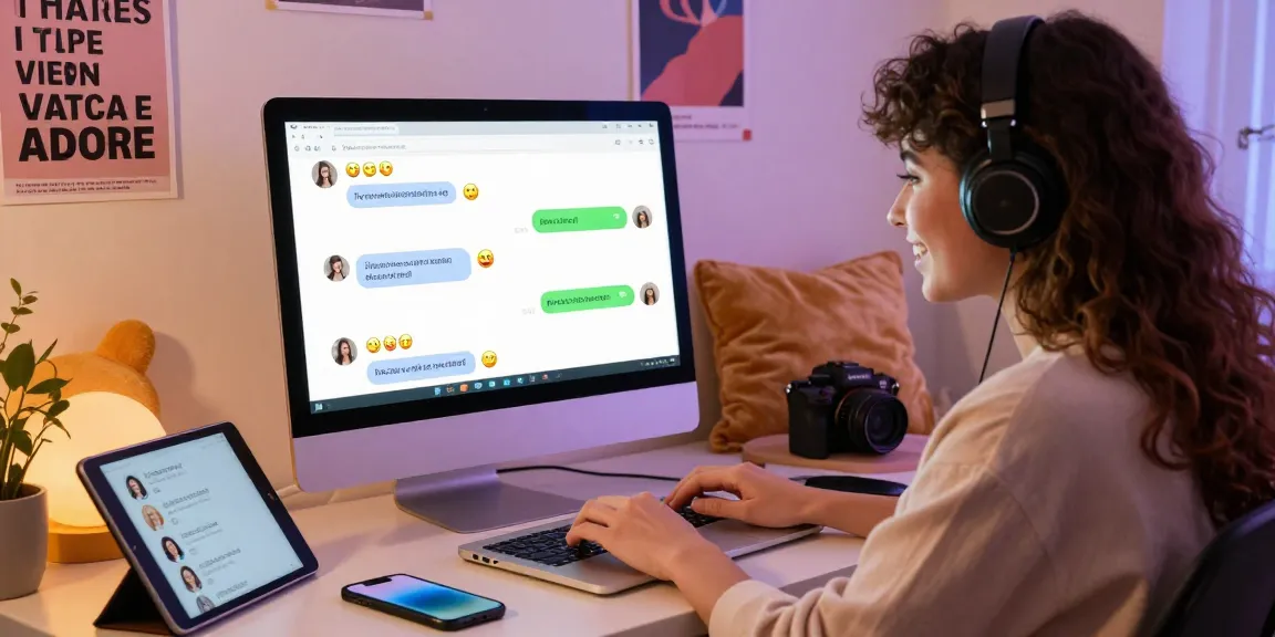 A vibrant chatroom with a virtual character engaging users, featuring dynamic elements of sluts ai in a fun, inviting atmosphere.