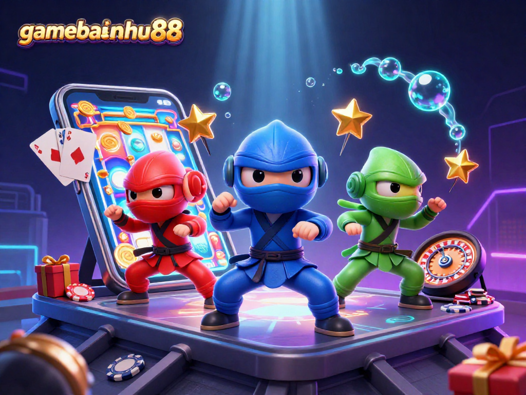 Engage with the gamebainohu88 chameleon heroes in a thrilling slot adventure with vibrant casino elements.