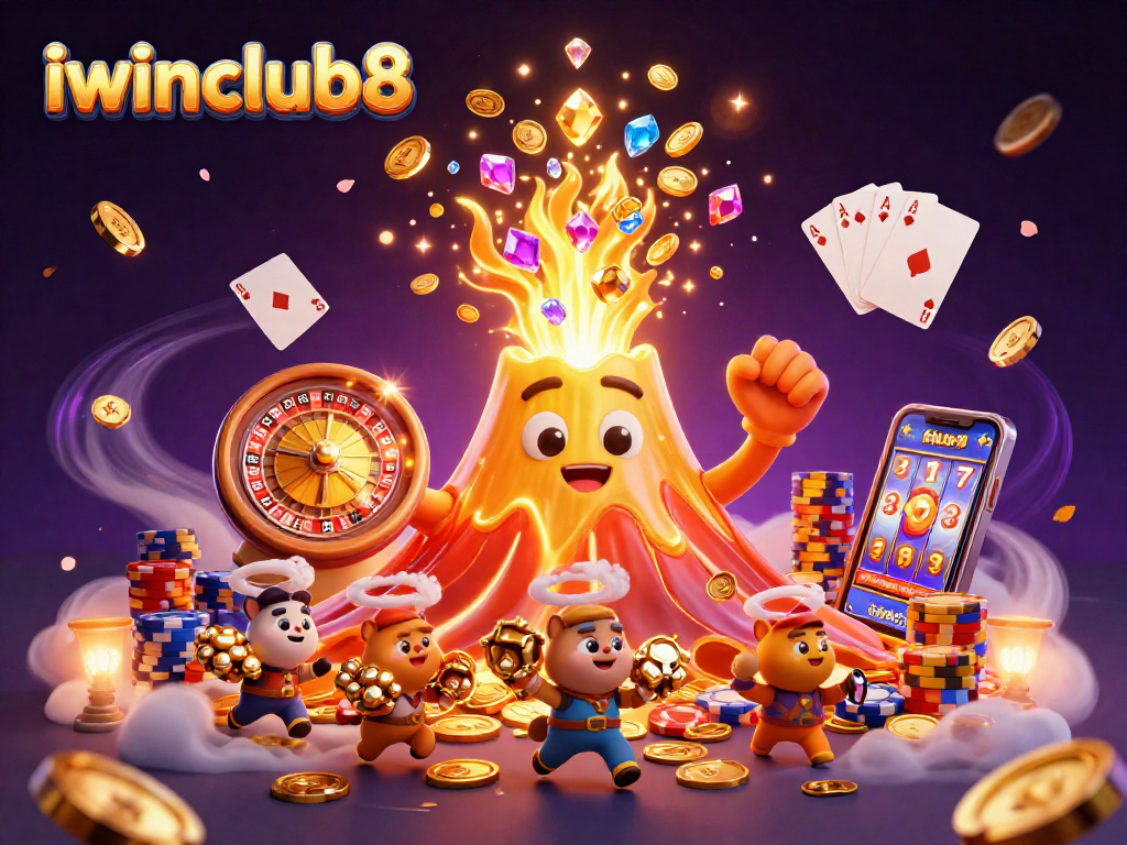 Experience excitement at iwinclub8 with vibrant treasures and lively casino elements.