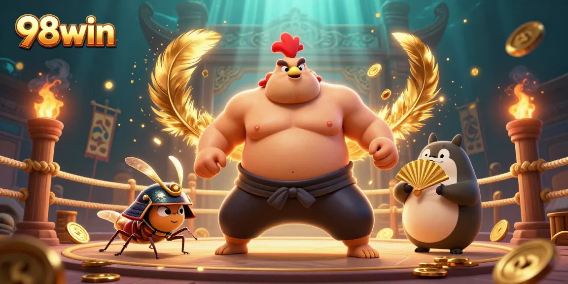 Join the action with 98win as players experience epic battles in this thrilling casino scene.