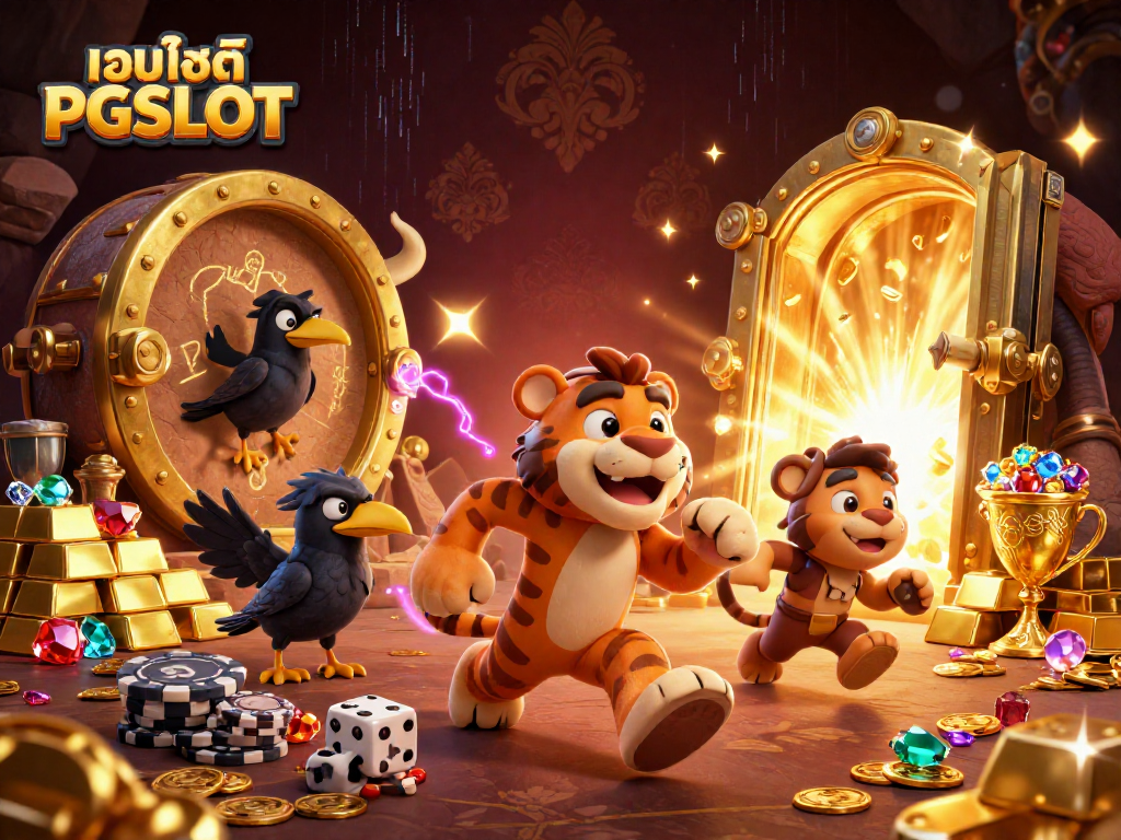 เว็บไซต์ PGSLOT นำเสนอเกมสล็อตในคาสิโนยุคหินพร้อมกับการ์ตูนและความร่ำรวย