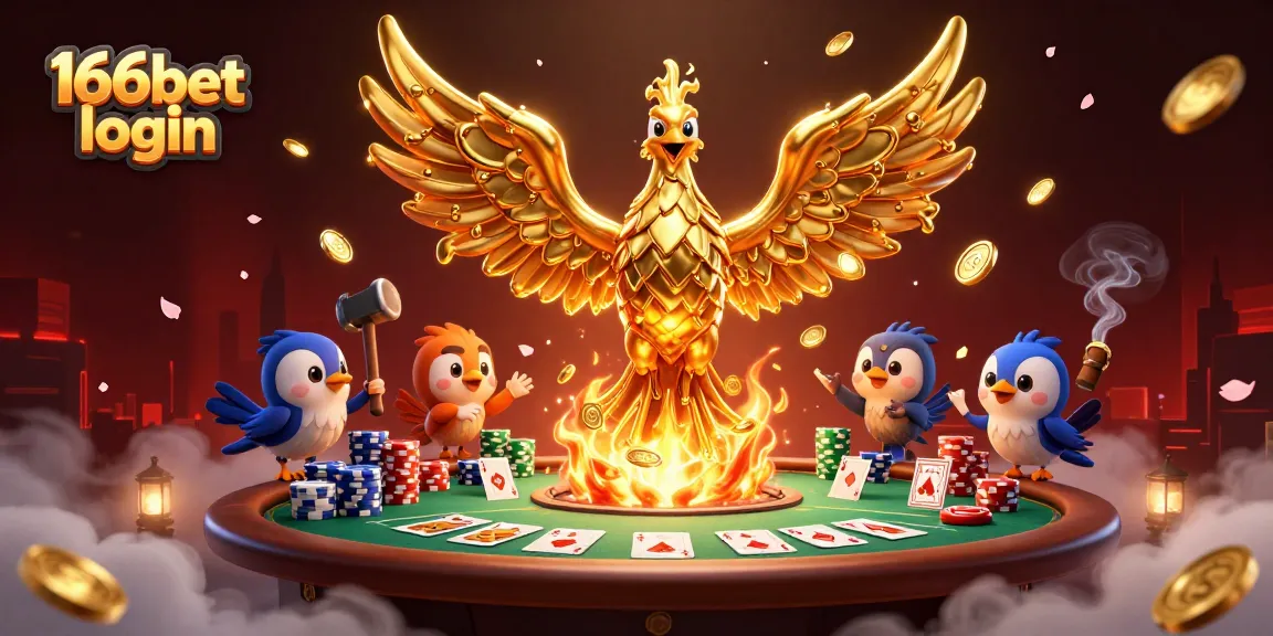 Experience the excitement of the 166bet login while winning at poker with dynamic 3D illustration.