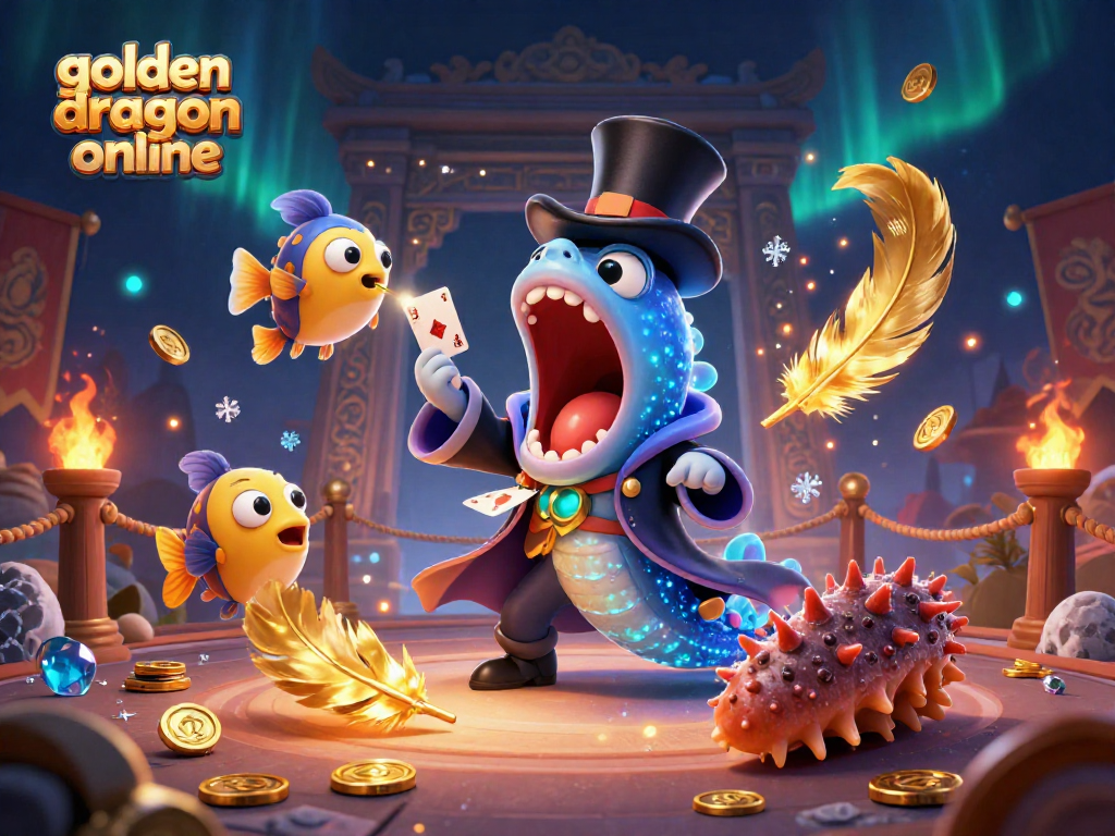 Experience thrilling gameplay in golden dragon online featuring magical creatures at a vibrant casino.
