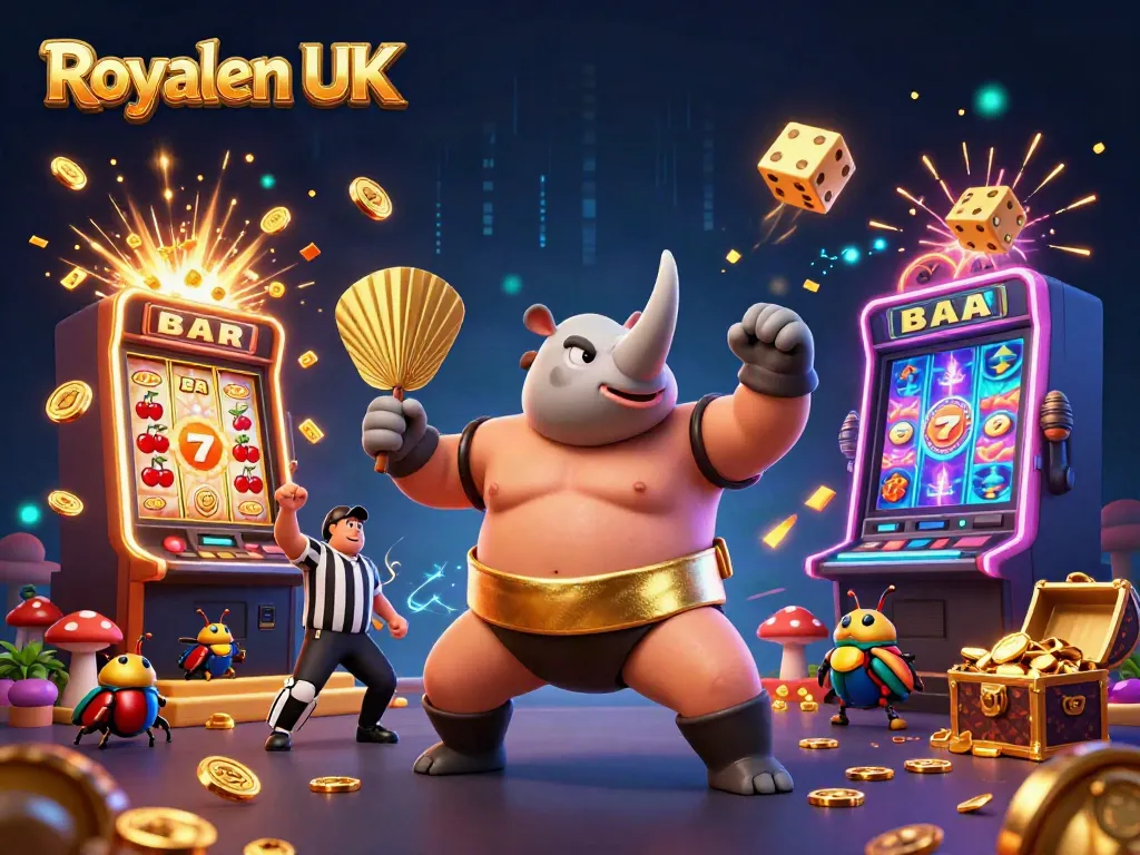 Experience excitement with Royalen UK as beetles champion slots and scatter coins.