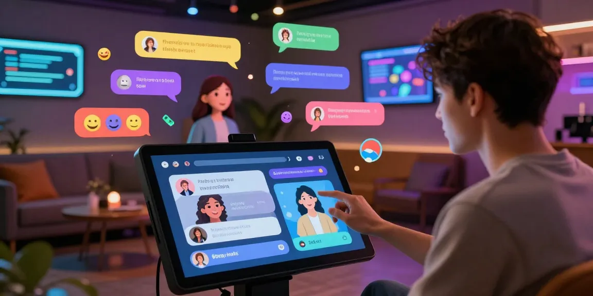Engaging user experience with spicychat's AI characters in dynamic virtual environment.