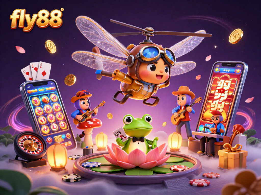 Experience excitement at fly88 with a playful dragonfly pilot and engaging casino action.