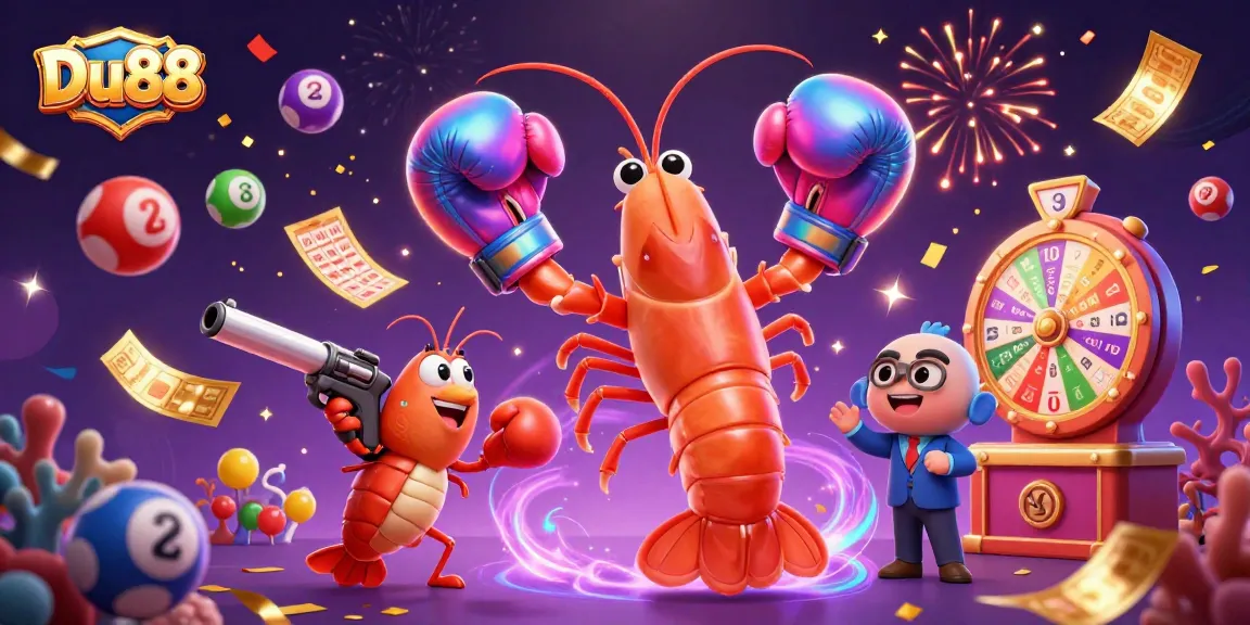 Engage with Du88 through vibrant lottery dynamics featuring thrilling colorful balls and casino excitement.
