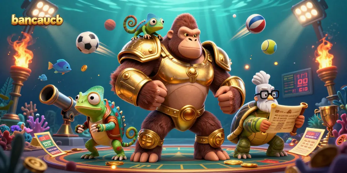 Bancaucb transforms underwater gambling with immersive fish shooting gameplay featuring vibrant characters and elements.