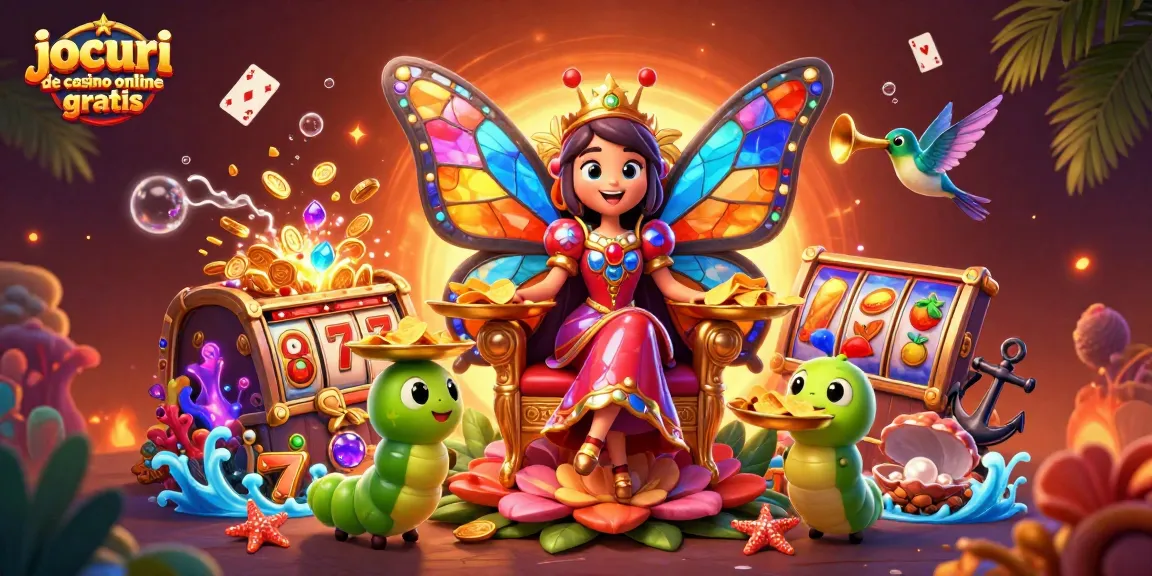 Joacă jocuri de casino online gratis cu păcănele pline de culoare și recompense strălucitoare!