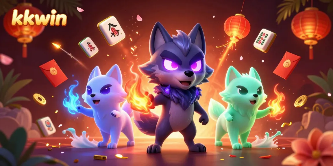 Experience thrilling gameplay with kkwin in a vibrant, ultra-detailed 3D casino illustration.