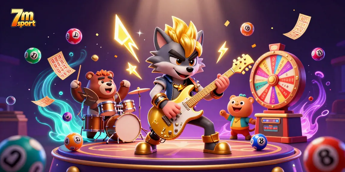 Witness thrilling action with 7m sport as a rock star wolf and drummer bear energize the casino stage.