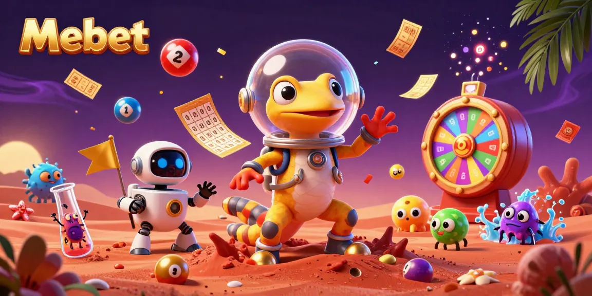 Mebet casino concepts emerge as a Martian gecko discovers treasures, flourishing with excitement and color.