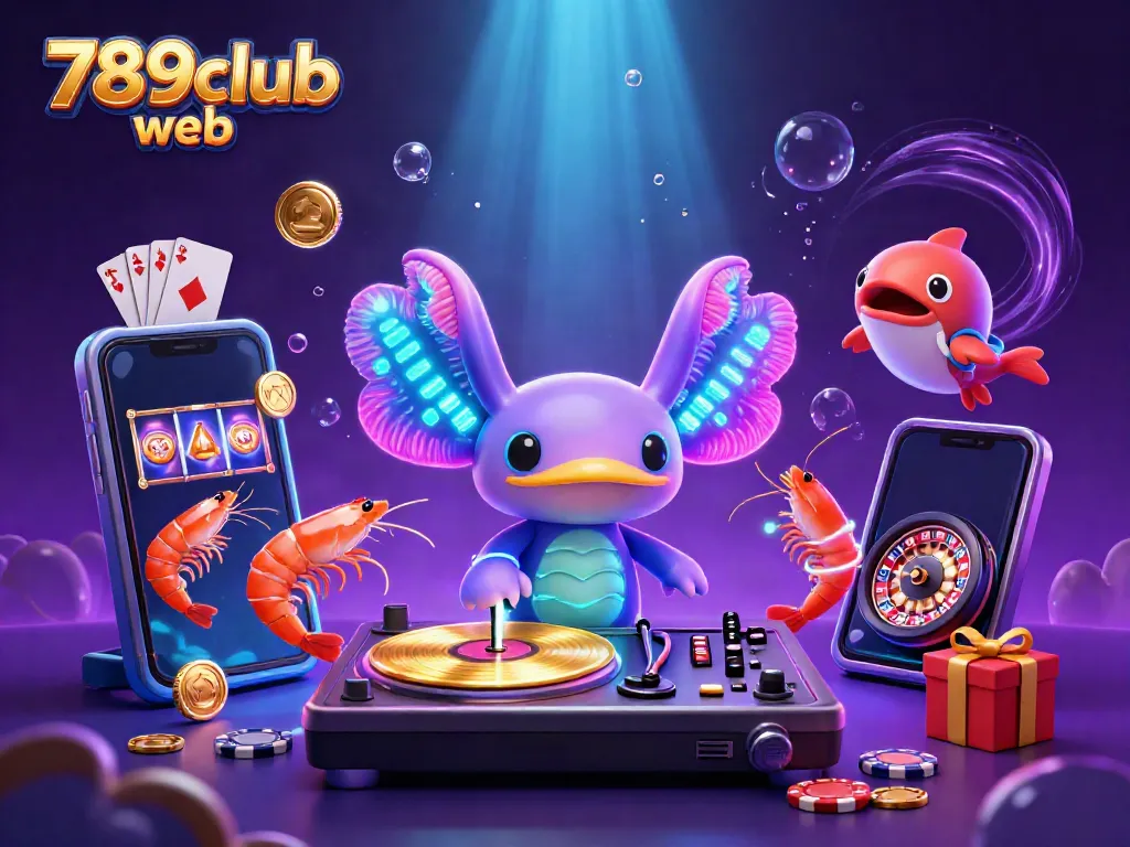 Experience vibrant gaming action with 789club web featuring a dynamic underwater DJ scene.