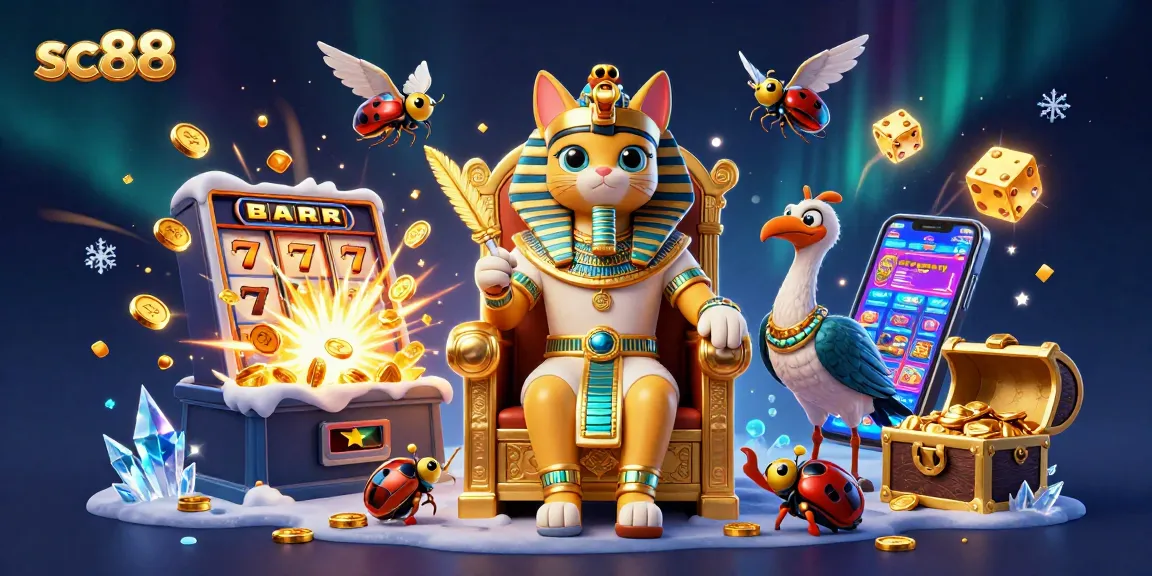 Experience the excitement at sc88 with a dynamic jackpot scene filled with vibrant casino elements.