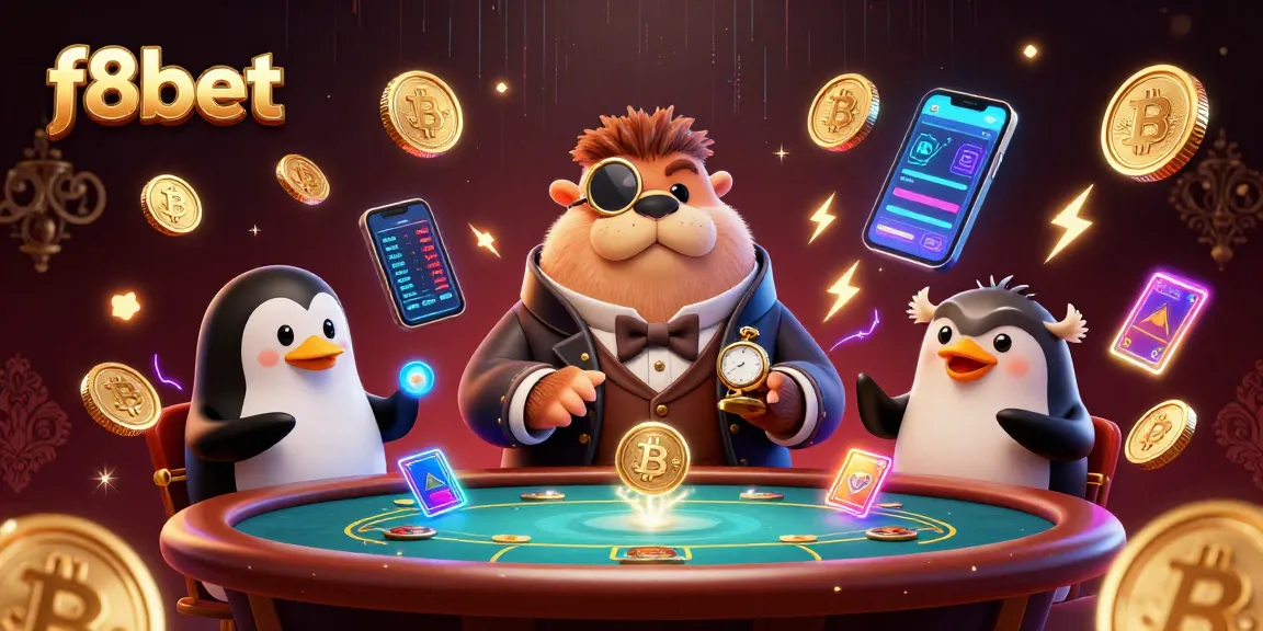 Play poker at f8bet with a jolly walrus, penguin dealer, and bluffing pufferfish.