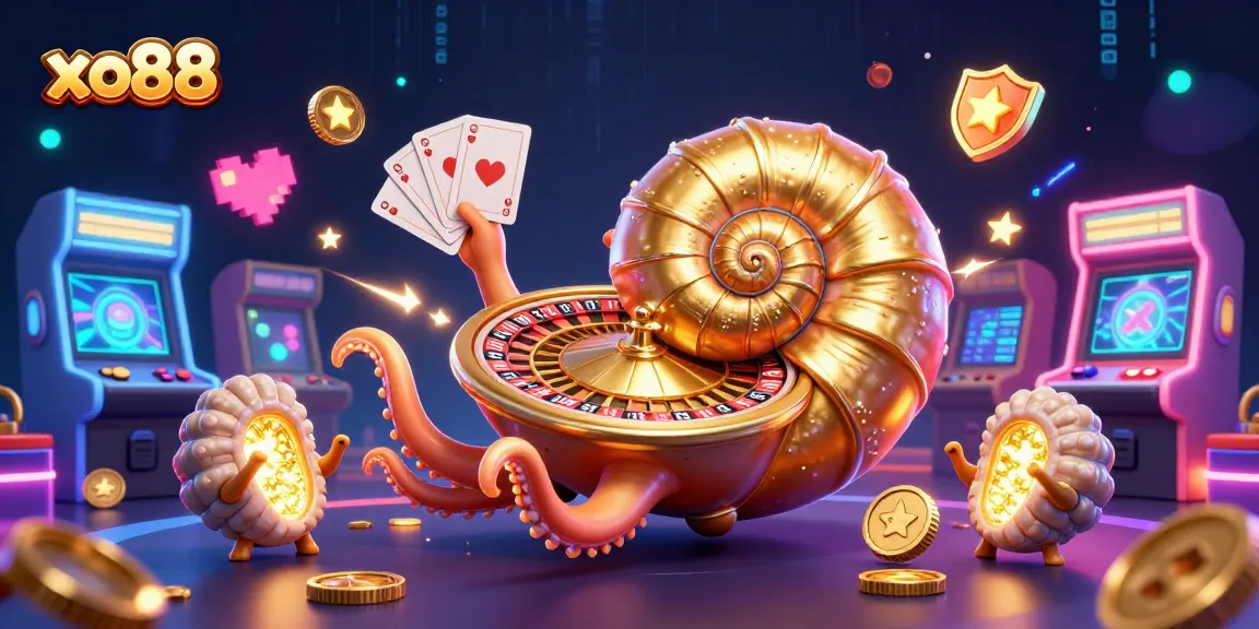Engage with the xo88 casino adventure featuring a giant nautilus and glowing companions.