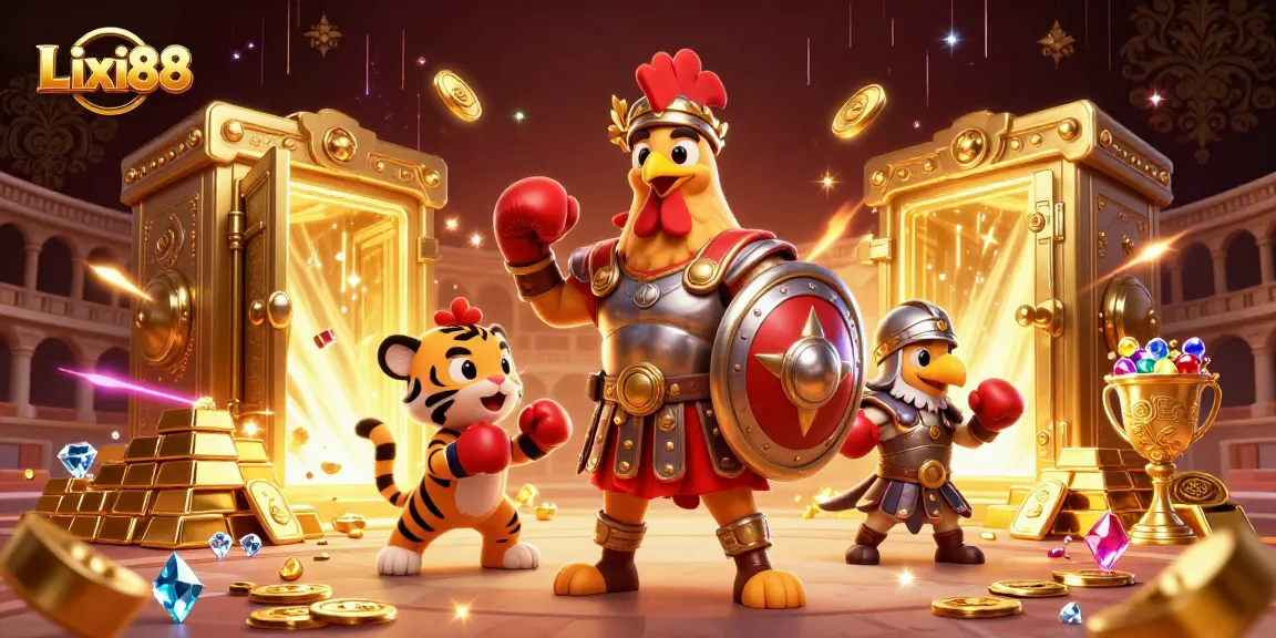 Lixi88 promotes interactive gladiator-themed betting experiences, featuring high-stakes excitement and vibrant visuals.