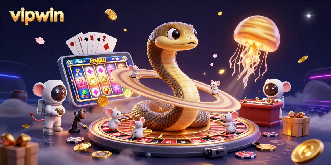 Play exciting games and win at vipwin with a vibrant 3D casino scene full of action.