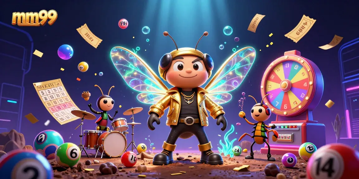 Experience the excitement of mm99 with lively characters in a vibrant casino setting.