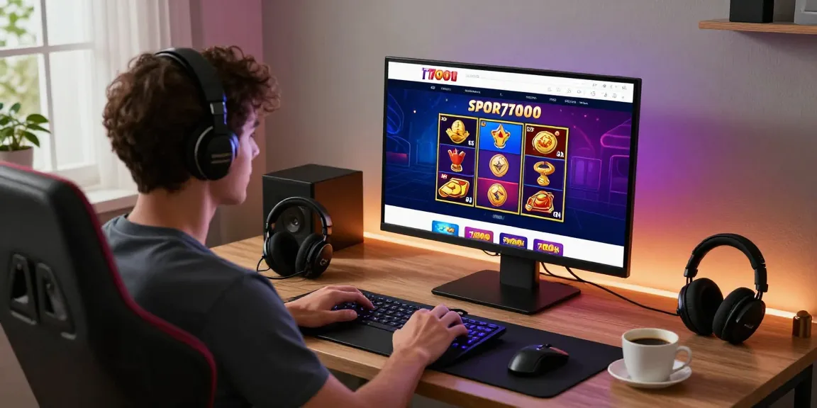Engaging with slot7000 for seamless online gaming experience at home.